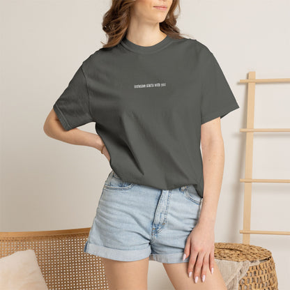 Inclusion Starts With You Embroidery Tee