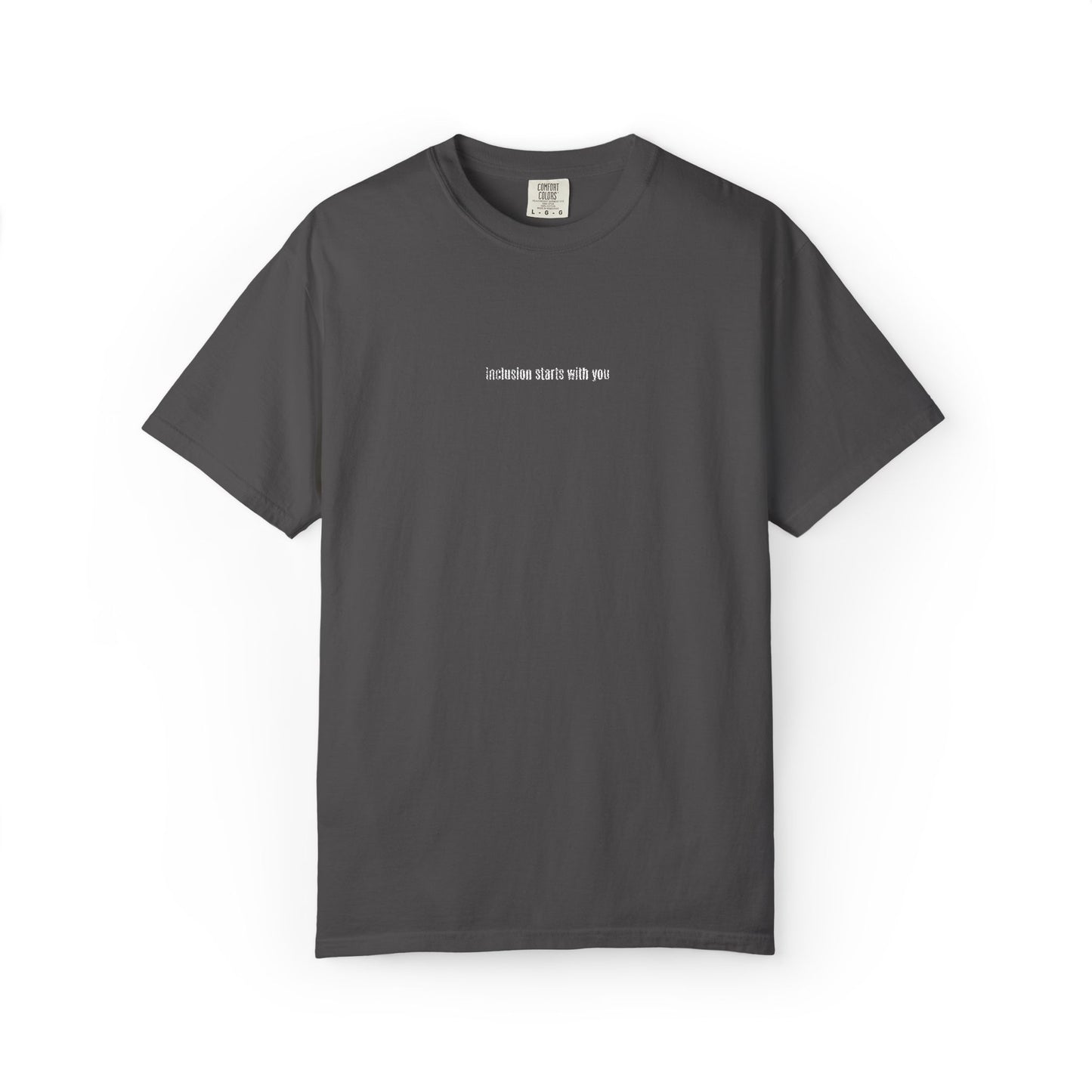 Inclusion Starts With You Embroidery Tee