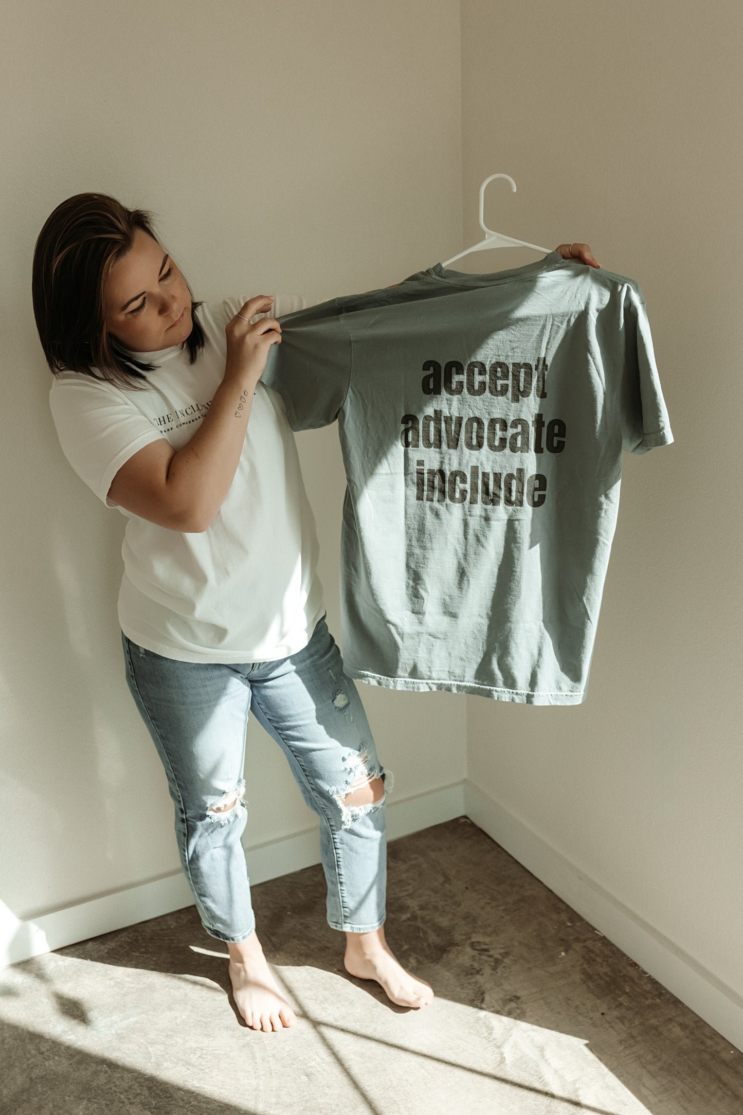 Accept. Advocate. Include. Tee