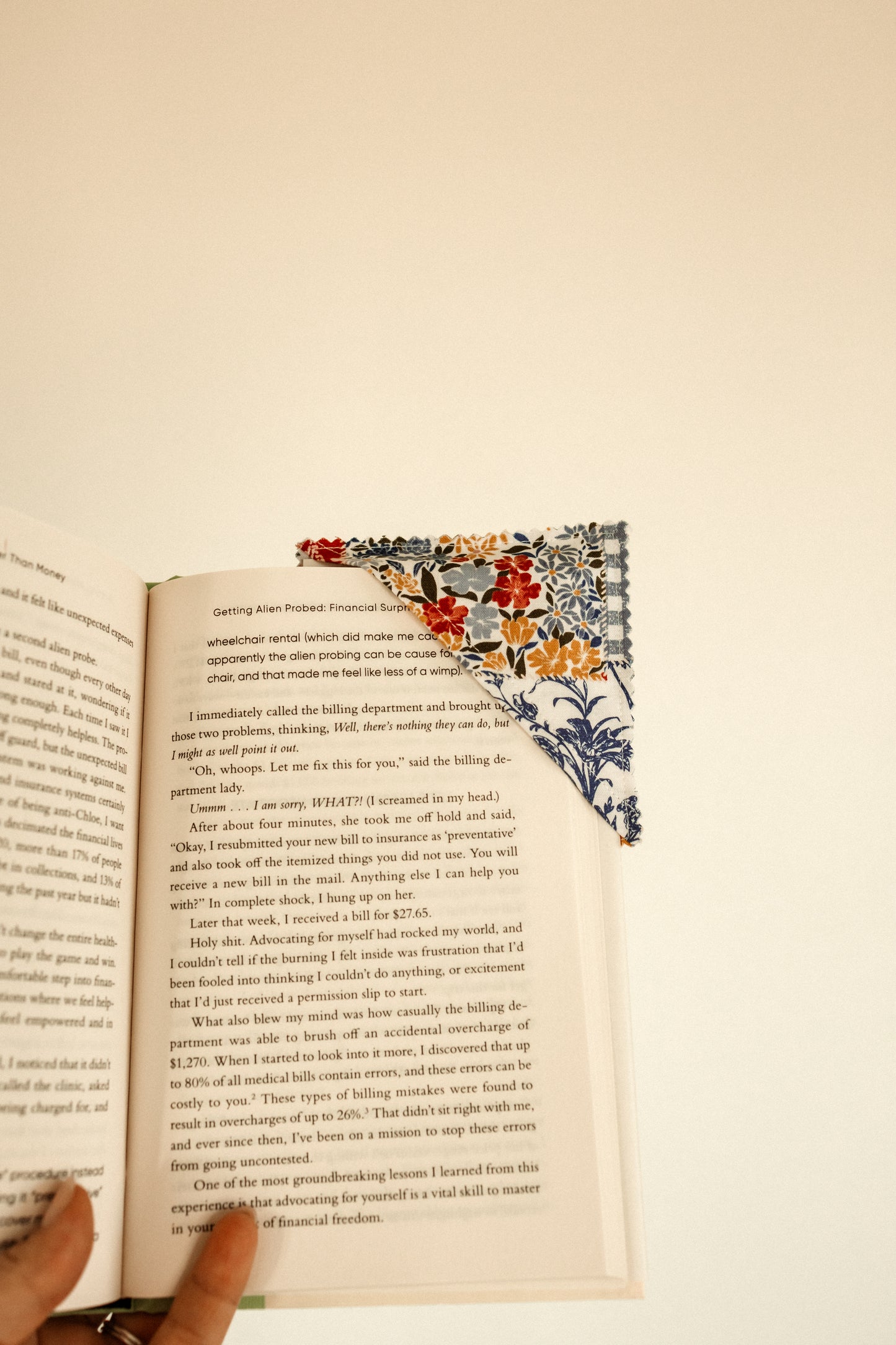 Handmade Fabric Corner Bookmarks
