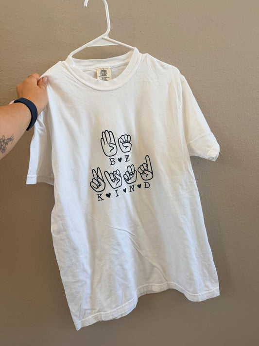 Be Kind – ASL Inspired Comfort Colors Tee