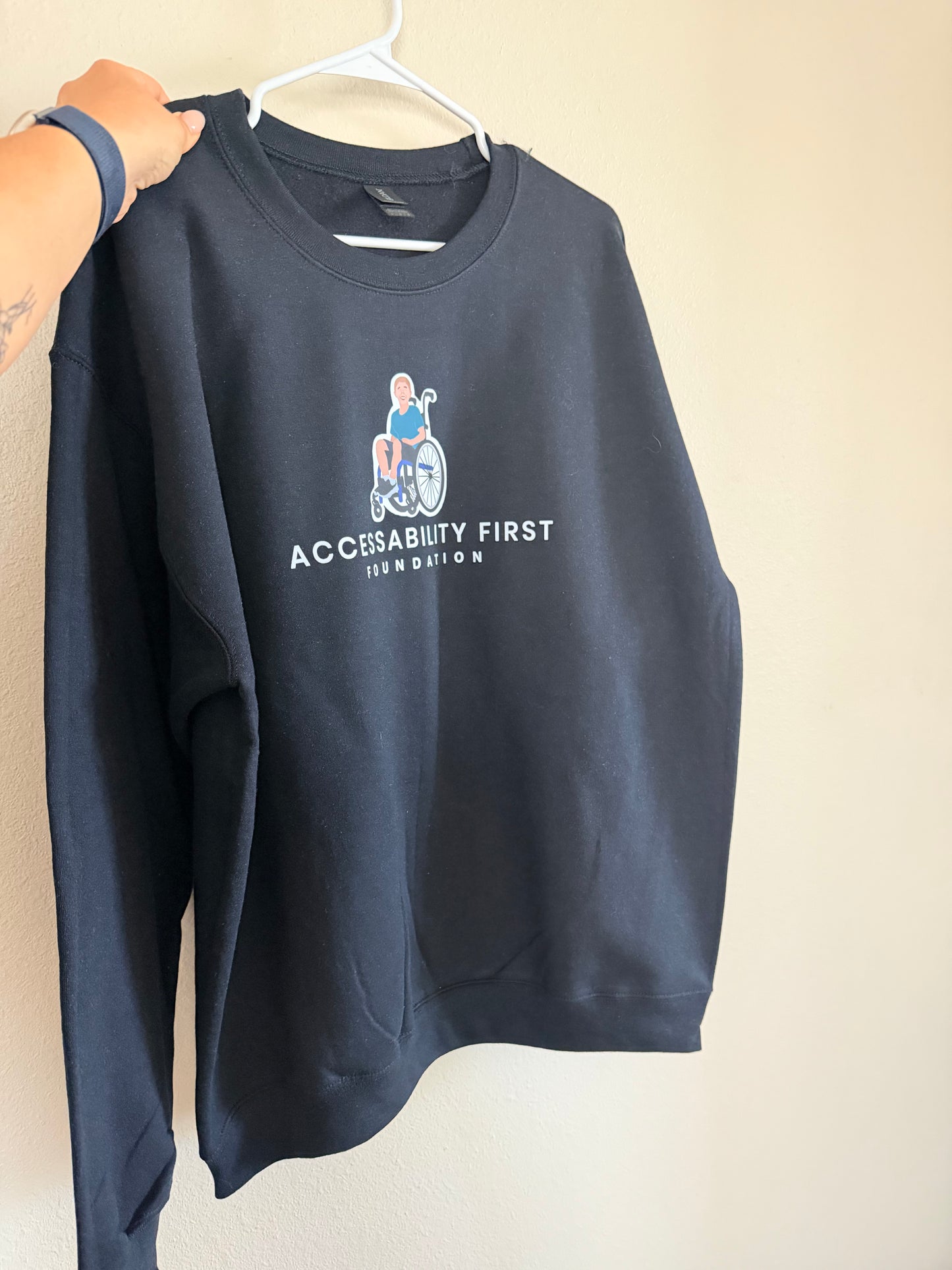 AccessAbility First Foundation Logo Crewneck